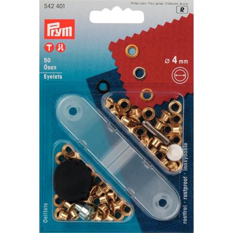 Maljer 40 stk  4 mm gull